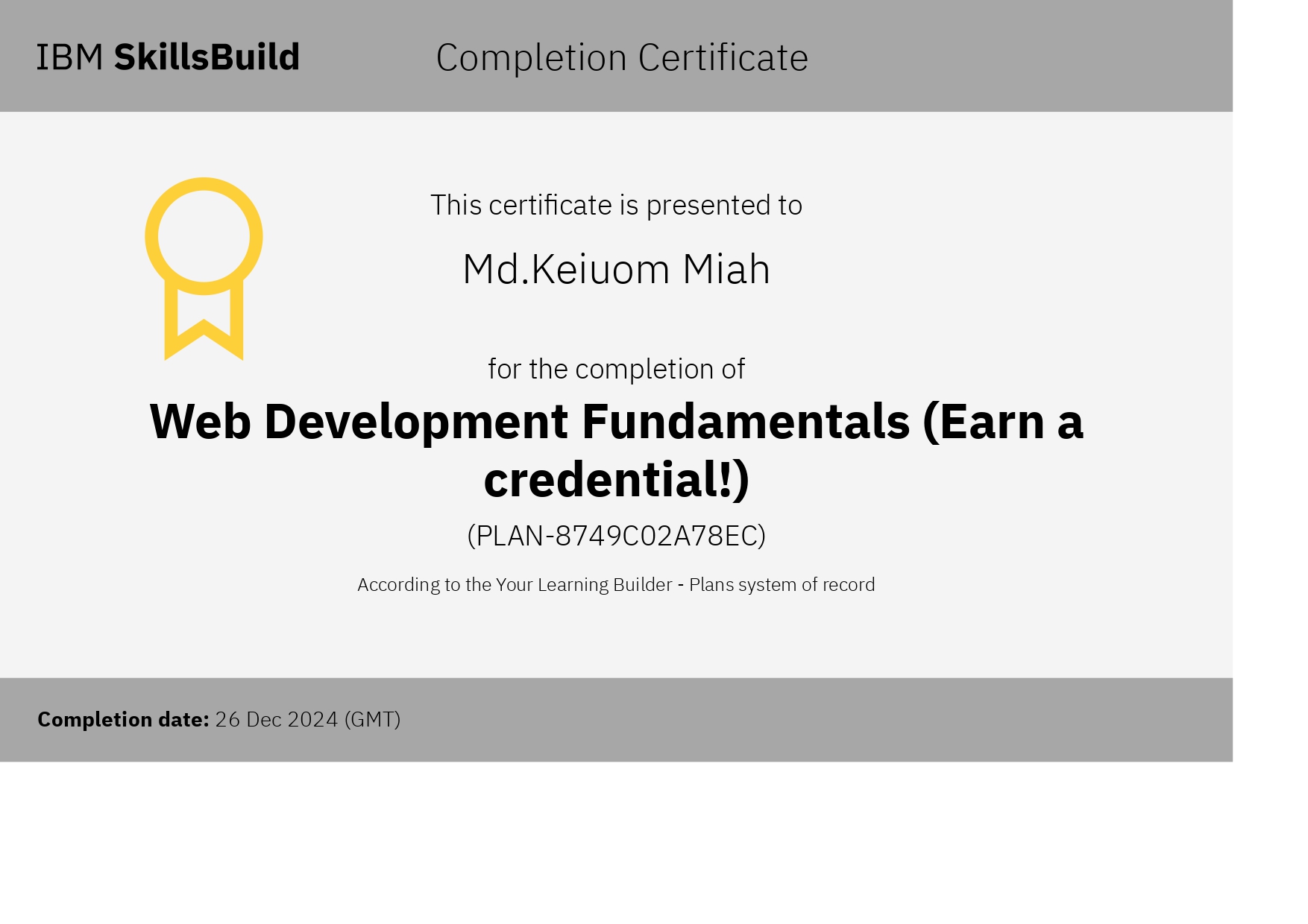 Web Development Fundamentals